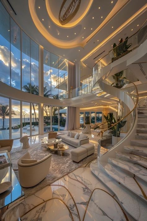 Huge Mansions Luxury Most Expensive, Fancy House Aesthetic, Fancy Houses Interior, Nice House Interior, Luxury House Exterior, Rich Mansion, House Interior Modern, Rich Room, Big Homes