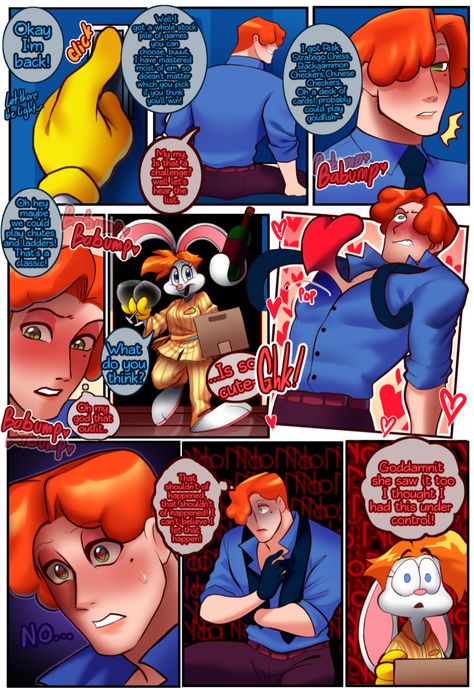 Rosie x Jessie Rabbit pg 4 by hhhhhokiohjeezhhhhh on Newgrounds Jessica Rabbit Genderbend Fan Art, Genderbent Jessica Rabbit, Rosie X Jessie Rabbit Comic, Male Jessica Rabbit, Who Framed Roger Rabbit Fanart, Roger Rabbit Genderbend, Rosie X Jessie Rabbit, Monster X Human Ship, Jessica Rabbit Cartoon