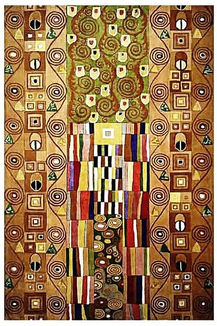 Klimt Rug 2 | StaunchThrowback | Flickr Klimt Pattern Inspiration, Gustav Klimt Pattern, Klimt Patterns, Klimt Pattern, Klimt Inspired Art, Art Klimt, Klimt Inspired, Gustav Klimt Art, Klimt Paintings