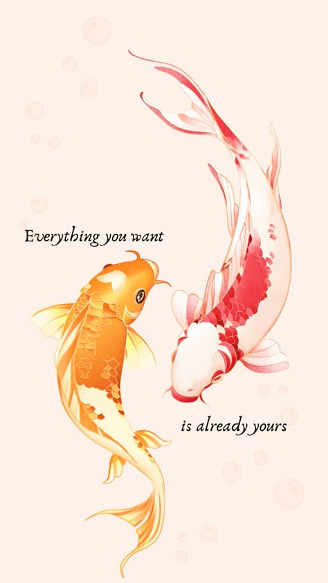 #screen #screensaver #pisces Healthiest Fish, Lucky Sign, Chinese Wallpaper, Lucky Wallpaper, Hope Strength, Iphone Wallpaper Lights, Koi Art, Lucky Symbols, Overcoming Obstacles