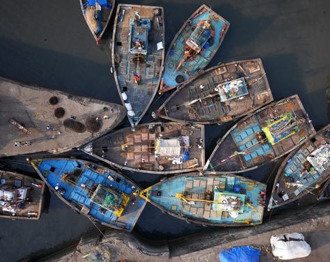 Mumbai Sassoon Dock, Gasoline Station, Aerial Photography Drone, Fishing Photography, Air India, Aerial Drone, Beautiful Places On Earth, Drone Photos, Drone Photography