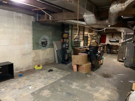 Time-Lapse Remodel Of A Dark And Dingy Basement Into A Bright And Fun Art Studio! Surprise Christmas Reveal! Dingy Basement, Baseball Christmas Tree, Baseball Christmas, Christmas Surprise, Low Angle, Clever Crafts, Fun Art, Time Lapse, Art Studio