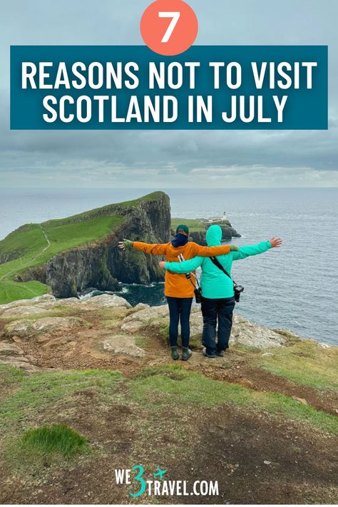 Thinking of visiting Scotland in July? Make sure you read this first before you take your Scotland summer vacation. Scotland In July Outfits, What To Wear In Scotland In July, What To Wear In Scotland In June, Summer In Scotland Outfits, Scotland Outfit Summer, Scotland Outfit, Scotland Packing List, Scotland Summer, Visiting Scotland