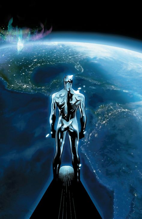 Surfer Wallpaper, Silver Surfer Wallpaper, Olivier Coipel, Silver Surfer Comic, Surfer Art, The Mighty Thor, Bd Comics, Marvel Comics Art, Silver Surfer