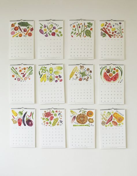 Eating With The Seasons, Kitchen Calendar, Season Calendar, Seasonal Eating, Seed Box, Seed Kit, Seasonal Produce, 2025 Calendar, Seed Saving