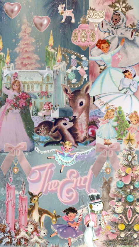 #christmas #holiday #pastel #vintage #retro #winter #pink 1980s Christmas Aesthetic, Retro Christmas Aesthetic Wallpaper, Vintage Valentines Wallpaper, Pastel Christmas Aesthetic, New Year Aesthetic Wallpaper, Pastel Christmas Wallpaper, Retro Christmas Wallpaper, Pink Vintage Christmas, Vintage Pink Christmas