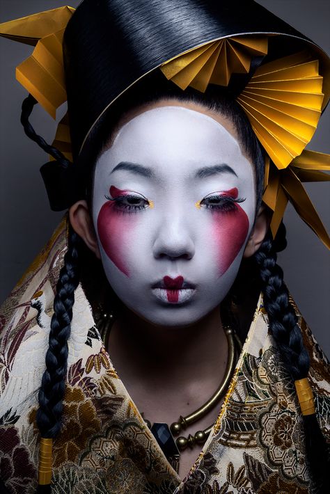 Creative on Behance Face Paint, A Woman, Editorial, Mask, Paint, Makeup, Photography, Hair, Red