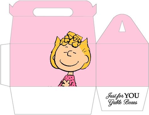 Loot Bag Template Printable, Loot Box Template, Diy Loot Bags, Printing Crafts, Snoopy Birthday Party, Peanuts Party, Dedication Ideas, Printable Boxes, Snoopy Party