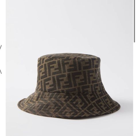 FENDI FF jacquard canvas bucket hat Fendi Bucket, Birthday 20, Fendi Accessories, Hat Fits, One Pic, Your Head, Bucket Hat, Fendi, I Can