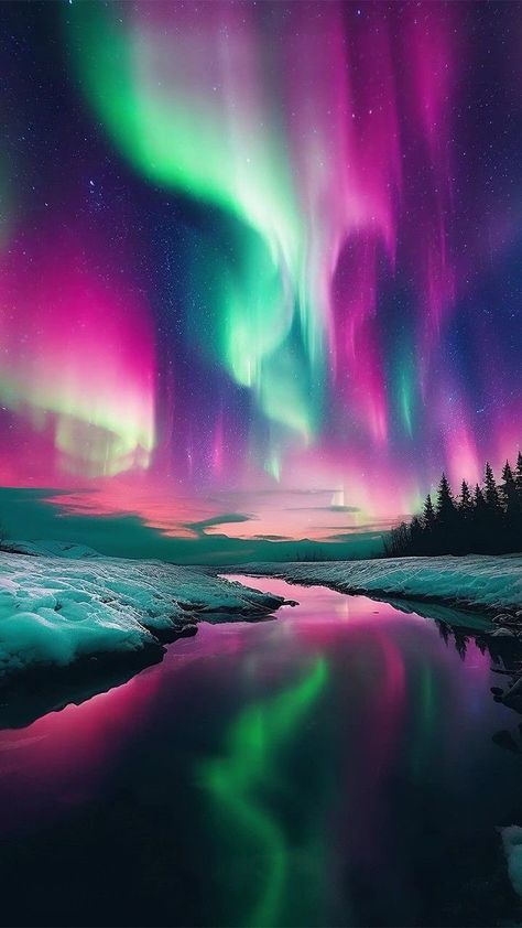 Northern Lights Wallpaper Iphone, Northern Lights Video, Northern Lights Wallpaper, Northern Lights Photography, Night Sky Photography, Northern Lights (aurora Borealis), Aurora Borealis Northern Lights, Beautiful Butterflies Art, Diy Watercolor Painting