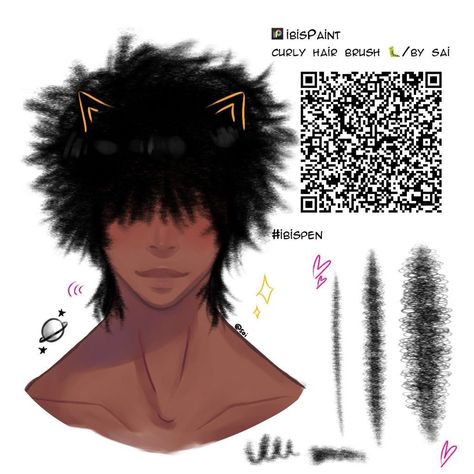 Hair For Ibis Paint, Ibis Paint Loc Brush, Ibispaint Brushes Hair, Ibis Paint X Curly Hair Qr Code, Ibispaintx Hair Brush, Ibis Paint Braid Brush Code, 4c Hair Brush Ibis Paint, Ibispaintx Brushes Curly Hair, Curly Hair Pen Ibis Paint