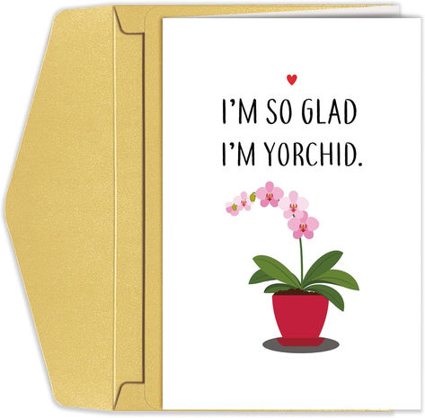 Funny Mother's Day Card for Mom, Pun Mothers Day Card, Fathers Day Card from Kids, Orchid Mothers Day Card, I'm So Glad I'm Yorchid Fathers Day Card From Kids, Card Fathers Day, Mood Off Quotes, Card For Mom, Fathers Day Card, Funny Mothers Day, Mood Off., Funny Mother, Mother's Day Card