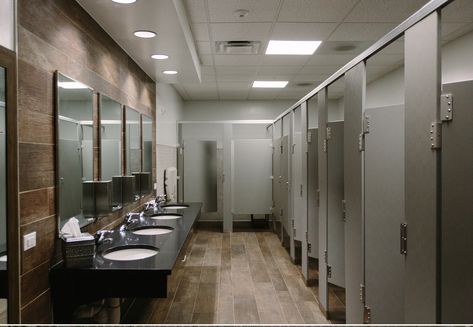 Church Bathroom Remodel, Church Bathroom Ideas, Commercial Bathroom Ideas, Church Bathroom, Public Restroom Design, Church Branding, Church Inspiration, Bathroom Stall, Restroom Design