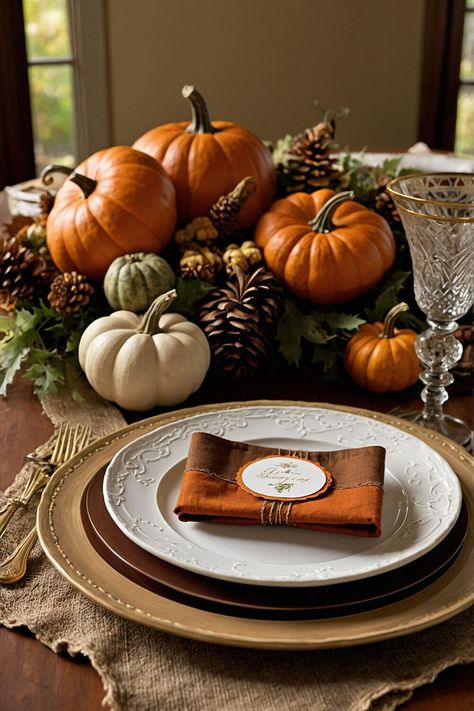 Discover 25 ways to elevate your home’s decor this Thanksgiving. From elegant table settings to cozy living room touches, make your space warm and welcoming for guests. #ElegantDecor #ThanksgivingHome Ways To Elevate Your Home, Thanksgiving Decorating Ideas, Driftwood Centerpiece, Leaf Projects, Handmade Napkins, Thanksgiving Decorating, Pumpkin Display, Diy Leaves, Rustic Candle Holders