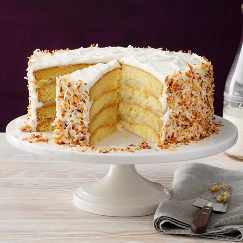 Coastal Coconut Cream Cake Best Coconut Cake Recipe Ever, Best Coconut Cake, Best Coconut Cake Recipe, Coconut Cakes, Coconut Cream Cake, Cookies And Cups, Coconut Buttercream, A Slice Of Cake, Coconut Dessert