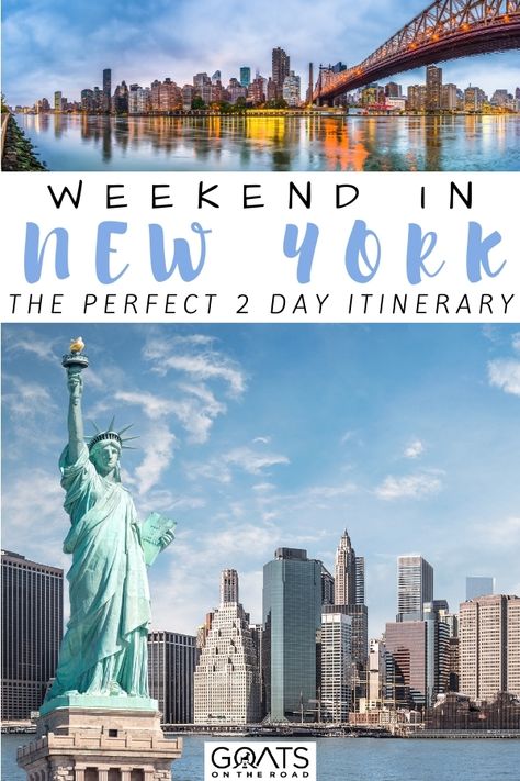 New York Weekend Itinerary, New York City Weekend Trip, 2 Days In New York City, New York Weekend Trip, New York City Trip, Weekend In New York City, Weekend In New York, Canada Cruise, Nyc Itinerary