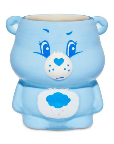 Perk up your morning with this blue Care Bears molded coffee mug! This cute mug is sure to make you smile with every sip. Officially licensed Dimensions: 4.2" H x 5.6" W x 4" D Capacity: 14.5 oz. Material: Ceramic, dolomite Care: Hand wash Imported Care Bears Stuffed Animals, Grumpy Bear, Pinch Pot, Hell's Kitchen, Pot Ideas, Future Apartment Decor, Cute Mug, Pinch Pots, Future Apartment