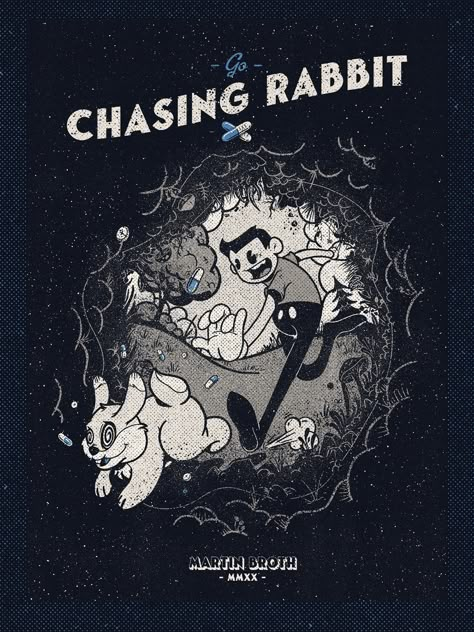 Go Chasing Rabbit on Behance Old Cartoon Poster, 20s Cartoons Style, 40s Graphic Design, 1930 Character Design, Retro Cartoon Illustration, 20s Cartoon, 50s Cartoon Style, 50s Cartoon, Rubber Hose Cartoon