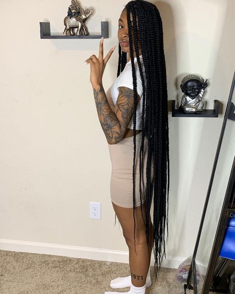 Khia Monique Tattoo, Khia Monique Hair, Khiamonique And Quan, Khiamonique Tattoo, Weave Aesthetic, Black Girls With Tattoos, Pretty Tattoos For Women, Braids Hairstyles Pictures, Dyed Natural Hair