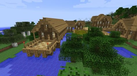 Forest Village (Old) Minecraft Project Minecraft Old Village, Minecraft Beta Builds, Old Minecraft Builds, Old Minecraft Nostalgia, Beta Minecraft, Nostalgic Minecraft, Old Minecraft, Minecraft Beta, Minecraft Backgrounds