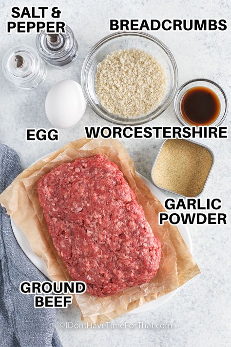 Hamburgers in the air fryer are perfect for a family meal after a busy day! These burgers are sure to please. Even the pickiest of little ones will celebrate when they see these being served up for dinner. Top them any way you like for a unique and delicious experience in no time. They're also high in protein and low in carbs! #hamburgersintheairfryer #hamburgerintheairfryer #airfryerhamburgers #idonthavetimeforthat Airfryer Cheeseburger, Hamburgers In The Air Fryer, Beef Burger Patty Recipe, Air Fryer Recipes Hamburger, Burger Patty Recipe, Hamburger Steak, Hamburger Meat, Hamburger Patties, Beef Burger