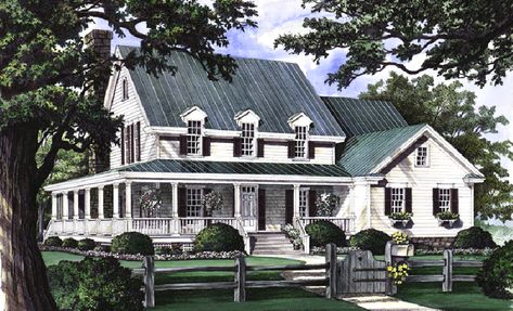 William E Poole Designs Homestead | William E Poole Designs, Inc. Craftsman Farmhouse Plans, Story Design Ideas, House Plans Country, Southern Style House Plans, 10 Year Plan, Craftsman Farmhouse, Monster House Plans, Southern House Plans, Road House