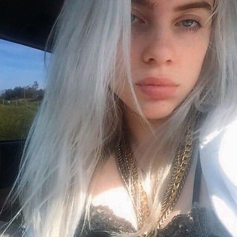 gm i cant live without seeing old pictures of billie, i want them all White Hair, Billie Eilish, Dive In, The Good, A Woman, Tumblr, Hair, White