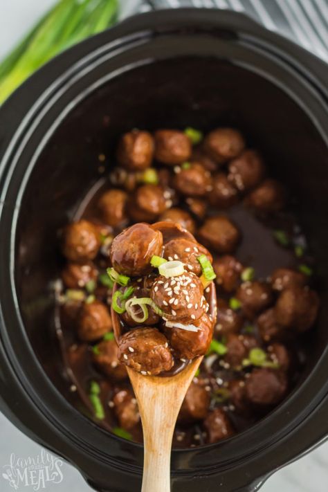 Crockpot Teriyaki Meatballs Recipe from Family Fresh Meals Crock Pot Teriyaki Meatballs, Teriyaki Frozen Meatballs, Teriyaki Meatballs Crockpot, Frozen Meatballs Crockpot, Crockpot Teriyaki, Teriyaki Turkey Meatballs, Teriyaki Meatballs Recipe, Harvest Meals, Make Teriyaki Sauce