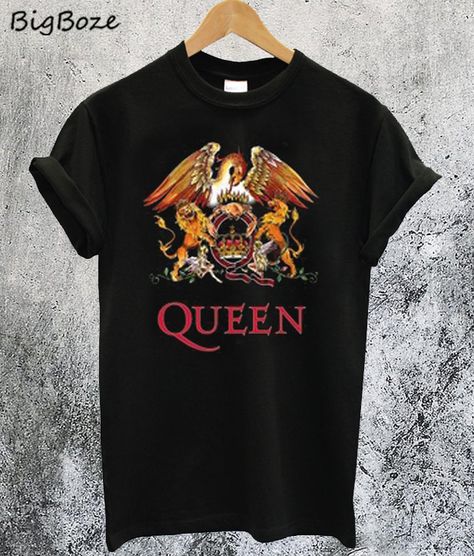 Queen Band Tshirt, Queen Band Aesthetic, Queen Band Shirt, Queen T Shirt, Band Aesthetic, Vintage Band T Shirts, Rocker Outfit, Queen Tee, Queen Tshirt