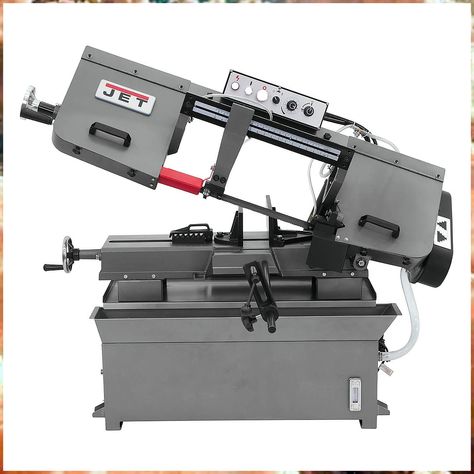 JET HBS-916, 9"x16" Four-Speed Horizontal Bandsaw (414468) Horizontal Band Saw, Chip Tray, Woodworking Bandsaw, Band Saw, Time After Time, Drilling Machine, Tractor Supplies, Control Valves, Ball Bearing