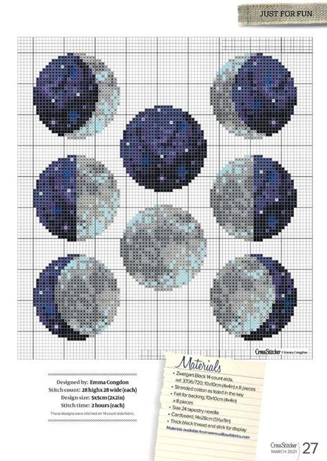 Gallery.ru / Фото #27 - 367 - BelleBlue Moon Phases Cross Stitch Pattern, Celestial Cross Stitch Patterns, Moon Phase Cross Stitch, Moon Phase Embroidery, Celestial Cross Stitch, Cross Stitch Moon, Moon Cross Stitch Pattern, Moon Cross Stitch, Pentacles