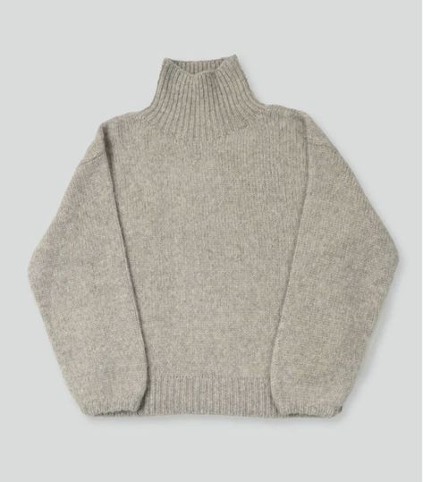 https://www.micaelagreg.com/collections/sweaters/products/funnel-neck-sweater-oatmeal Oatmeal Sweater, Envy Clothing, Statement Coat, Funnel Neck Sweater, Womens Turtleneck, Baby Alpaca, Sweater Making, Funnel Neck, Funnel