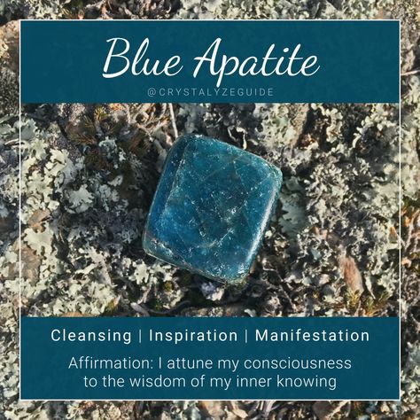 Blue Apatite Properties, Blue Apatite Crystal Meaning, Blue Apatite Meaning, Apatite Crystal Meaning, Apatite Meaning, Crystal Affirmations, Motivation Spiritual, Chakras Throat, About Crystals