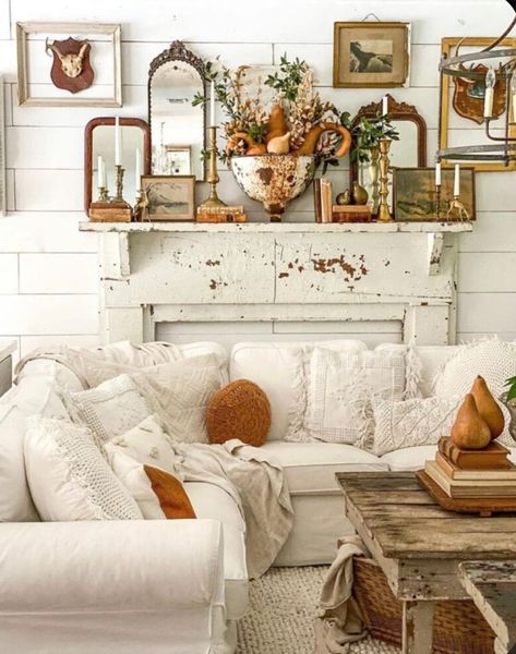 Weekly Roundup 8•15•21 - LeCultivateur Autumn House, Euro Trash, Autumn Cottage, Vibeke Design, French Country Living, Fall Pics, French Country Living Room, Casa Country, Interior Vintage