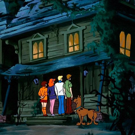 Scooby-doo Scenescapes | A Night of Fright is No Delight (1969) Background Styling: Walt Peregoy Backgrounds: Ron Dias, Gary Niblett, Daniela Bielecka, Rolly… | Instagram Walt Peregoy, Scooby Doo 1969, What's New Scooby Doo, Scooby Doo Mystery Incorporated, New Scooby Doo, Scooby Doo Mystery, Emotional Support Dog, Dark Green Aesthetic, Kids Tv Shows