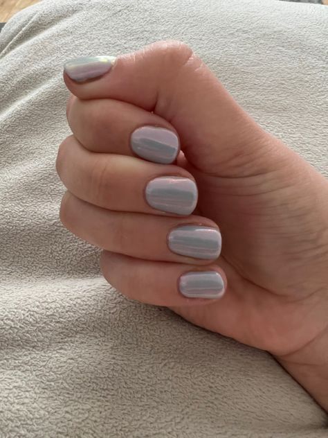 Gray Pearl Nails, Pearl Grey Nails, Grey Pearl Nails, Light Grey Nails, Light Gray Nails, Grey Nails, Gray Nails, Pearl Nails, Pearl Grey