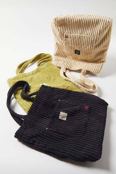 BDG Wide Wale Corduroy Tote Bag | Urban Outfitters Corduroy Bag Totes, Bags To Sew, Velvet Tote Bag, Corduroy Bag, Wide Wale Corduroy, Corduroy Tote Bag, Vintage Tote Bag, Uniqlo Bags, Chalk Bags