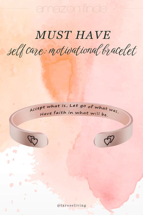 Wearing an affirmation on your wrist helps remind you of healing. #affiliatelink Motivational Bracelets, Awareness Jewelry, Inspirational Jewelry, Inspirational Bracelets, Bracelet For Women, Cuff Bangles, Healthy Habits, Jewelry Inspiration, Self Care