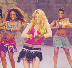 Shakira's hula-type dance in "Waka Waka (This Time for Africa)". c: Ohhh, Shakira. Waka Waka Song, World Cup Song, Pakistan News Today, Manu Chao, Spanish Inquisition, Waka Waka, Ricky Martin, Teaching Spanish, Pop Singers