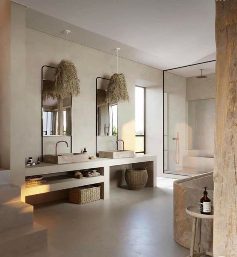 Boutique Bathroom, Bathroom Inspiration Decor, Dream House Interior, Dream House Decor, Interior Inspo, Modern House Exterior, Dream Home Design, Bathroom Inspiration, The Bathroom