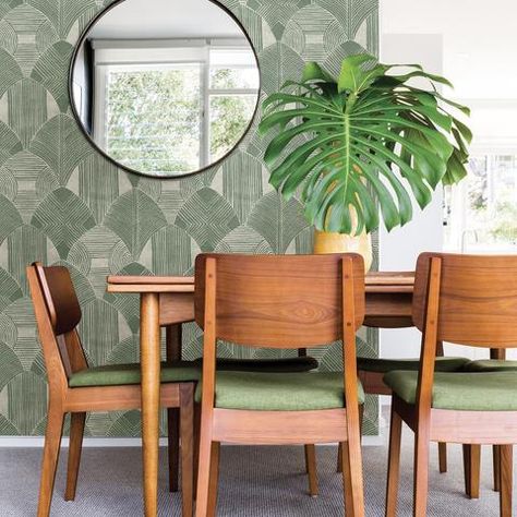 New Modern Wallpaper Designs & Patterns | Burke Decor Geometric Wallpaper Green, Brewster Wallpaper, Scott Living, A Street Prints, W Wallpaper, Wallpaper Direct, Grasscloth Wallpaper, Modern Wallpaper, Burke Decor