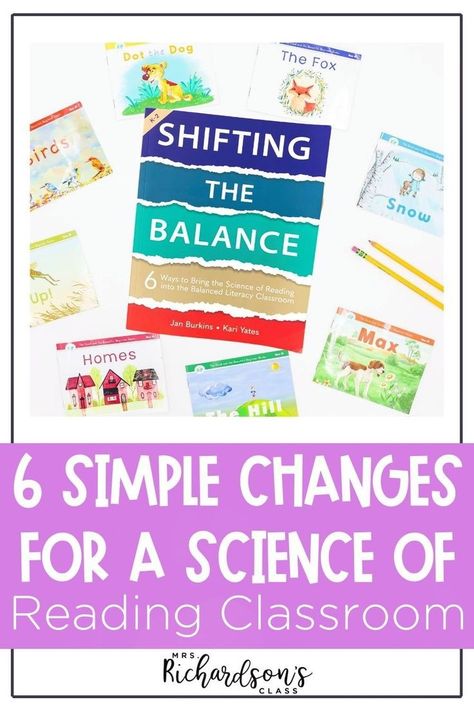 Bring the Science of Reading to your classroom today! Check out these 6 simple changes you can make today to bring the science of reading into your literacy lessons and small groups. Learn how to support important reading skills including reading comprehension, phonemic awareness, phonics, high frequency words, and more! Get activity and centers to use in your kindergarten and first grade classroom. Learn more and get FREE resources here! Science Of Reading Classroom, Literacy Classroom, Teaching Reading Comprehension, The Science Of Reading, Reading Stations, Reading Comprehension Lessons, Phonemic Awareness Activities, Teaching Posters, Balanced Literacy