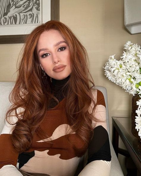 The 38 Best Foundations Of All Time Ginger Brown Hair, Dark Ginger Hair, Red Hair Brown Eyes, Red Hair Inspo, Ginger Hair Color, Hair Color Auburn, Madelaine Petsch, Auburn Hair, Red Head