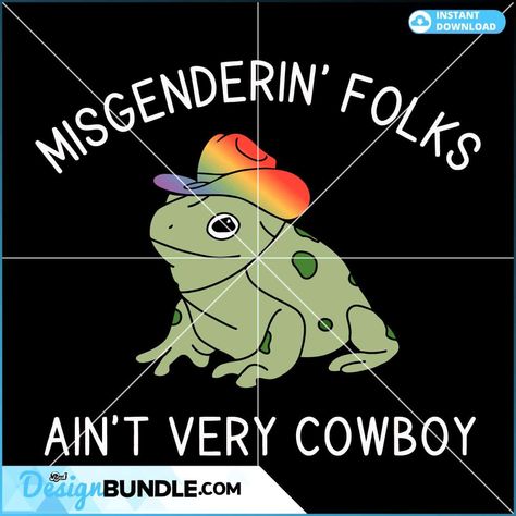 Misgendering Folks Aint Very Cowboy SVG Graphic Design Files Check more at https://bestdesignbundle.com/product/misgendering-folks-aint-very-cowboy-svg-graphic-design-files-svg180523t040/ Cowboy Svg, Svg Design, Design Files, Silhouette Cameo, Svg Files, Art Images, Cowboy, Cricut, Instant Download