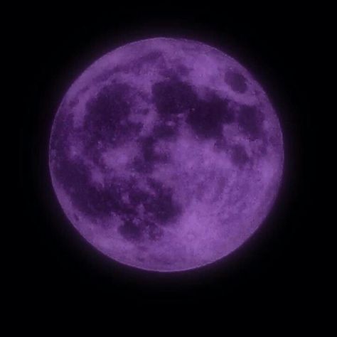 Purple Moon, In The Dark, Purple And Black, Moon, Purple, Black, Color