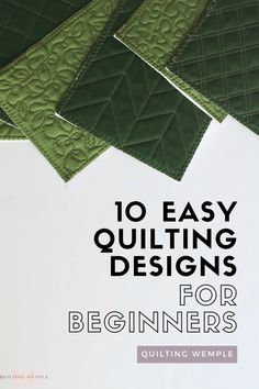 Quilting Designs For Beginners, Longarm Quilting Tutorials, Easy Quilting Design, Quilting Stitch Patterns, Quilting Guides, Easy Quilting, Hand Quilting Patterns, Beginning Quilting, Free Motion Designs