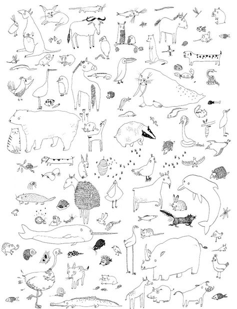 Black and White Menagerie - Lorna Scobie Illustration Kids Graphics, Commercial Art, Collage Illustration, Flip Book, Box Art, Animal Illustration, Cute Illustration, Art Sketchbook, Illustrations Posters