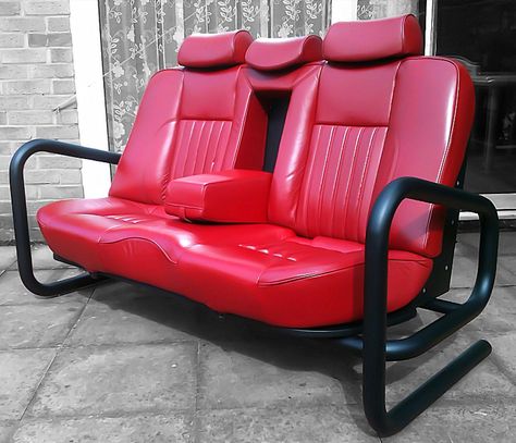 Car Furniture Ideas, Car Couch, Garage Furniture, Car Part Furniture, Automotive Furniture, Car Furniture, Automotive Decor, Workshop Organization, Sofa Frame