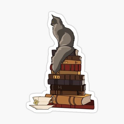 "Dark academia books and a cat" Sticker for Sale by BookishSpace1 | Redbubble Academia Stickers Printable, Dark Stickers, Dark Academia Stickers Printable, Light Academia Stickers Printable, Light Academia Stickers, Dark Academia Stickers, Dark Academia Stickers For Journal, Dark Academia Bookmark Printable, Dark Academia Books