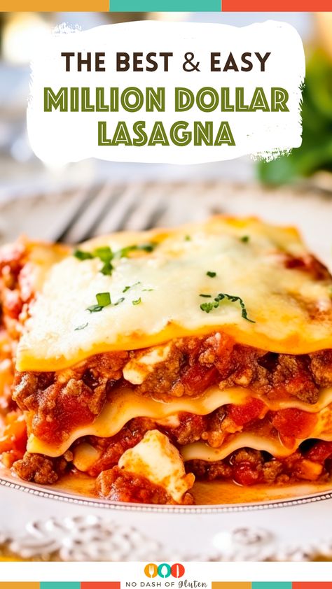 Million Dollar Lasagna Recipe, Million Dollar Lasagna, Leftover Lasagna, Popular Pasta Recipes, Best Lasagna Recipe, Lasagne Recipes, Videos Cooking, Magic Recipe, Creamy Cheese